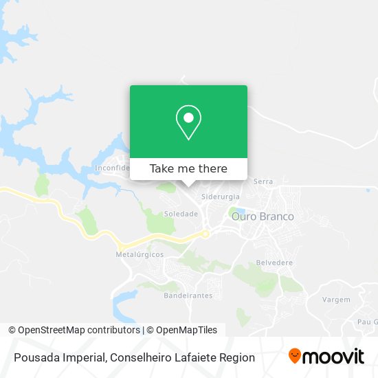 Pousada Imperial map