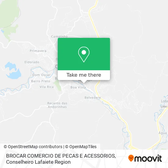 BROCAR COMERCIO DE PECAS E ACESSORIOS map