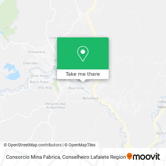 Consorcio Mina Fabrica map