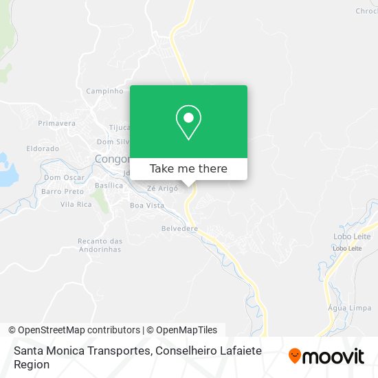 Santa Monica Transportes map