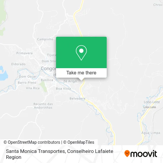 Santa Monica Transportes map