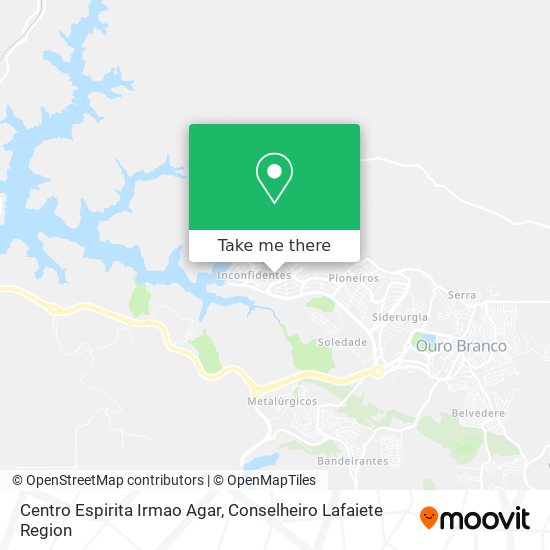 Mapa Centro Espirita Irmao Agar