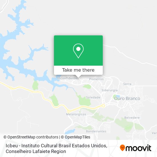 Mapa Icbeu - Instituto Cultural Brasil Estados Unidos