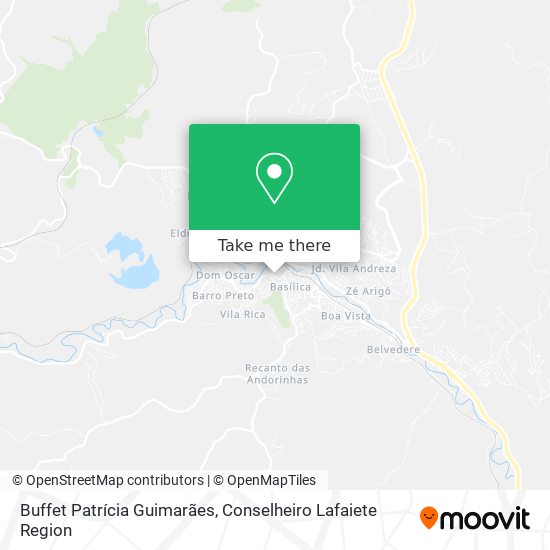 Buffet Patrícia Guimarães map