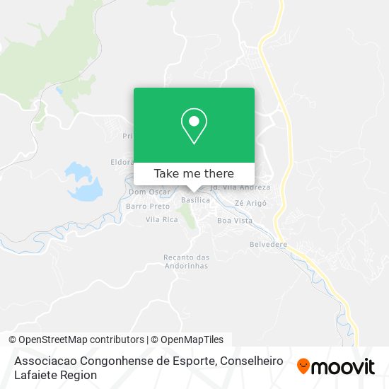 Associacao Congonhense de Esporte map