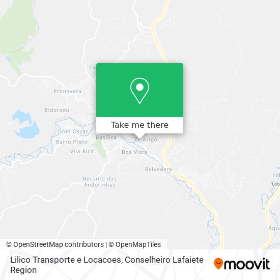 Lilico Transporte e Locacoes map