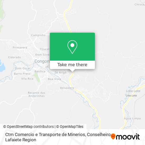 Ctm Comercio e Transporte de Minerios map