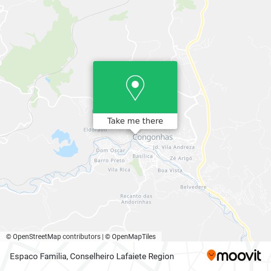 Espaco Familia map