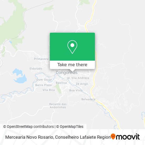 Mercearia Novo Rosario map