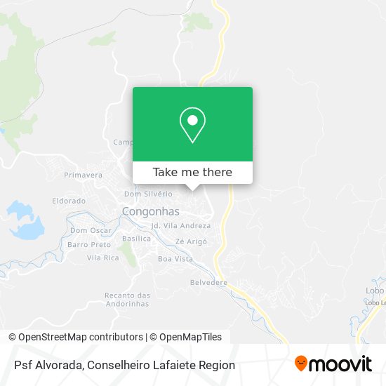Psf Alvorada map