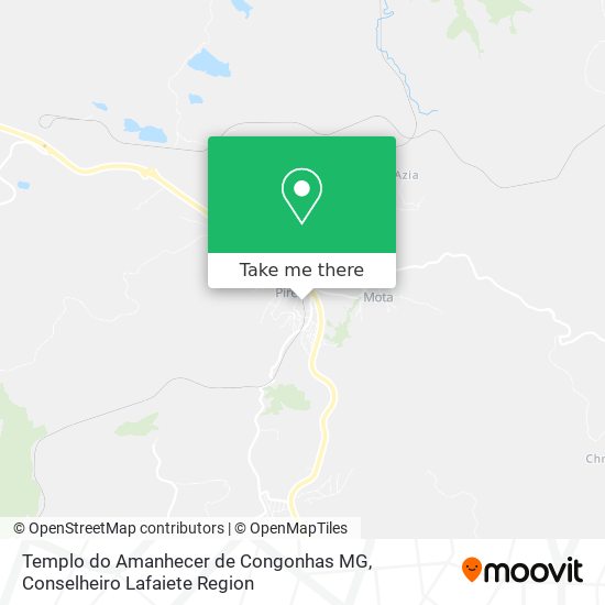 Templo do Amanhecer de Congonhas MG map