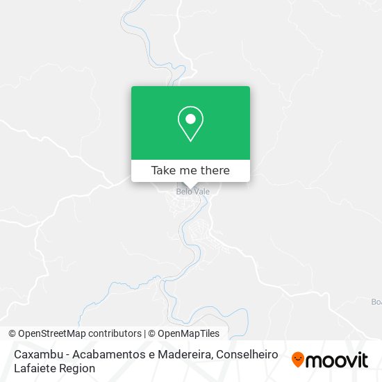 Caxambu - Acabamentos e Madereira map