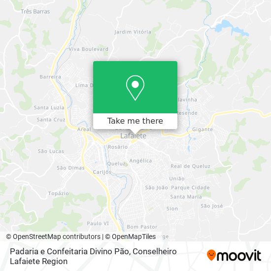 Padaria e Confeitaria Divino Pão map