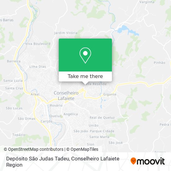 Depósito São Judas Tadeu map