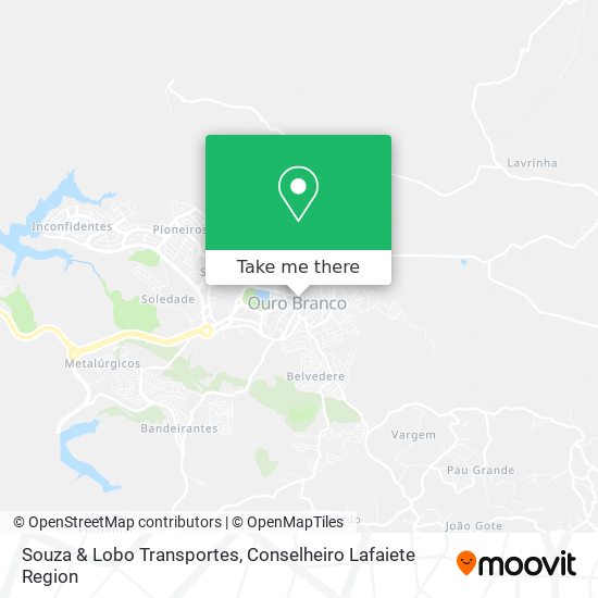 Souza & Lobo Transportes map