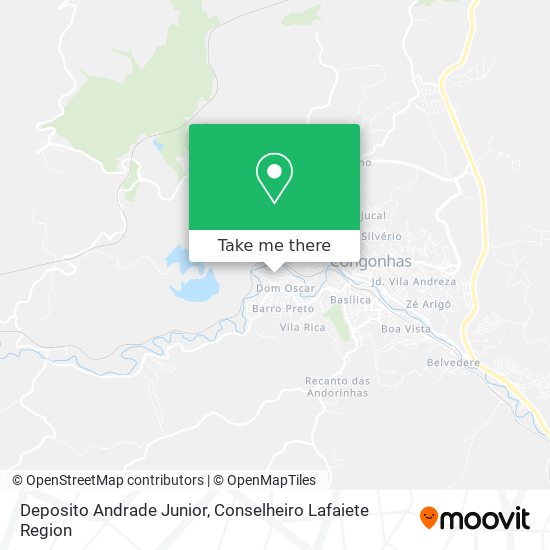 Deposito Andrade Junior map