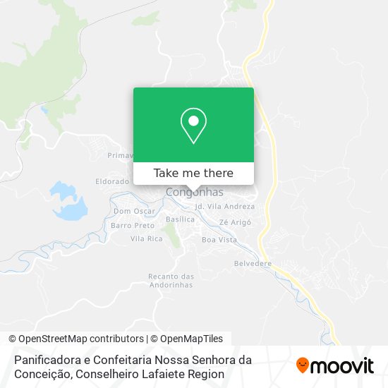 Panificadora e Confeitaria Nossa Senhora da Conceição map