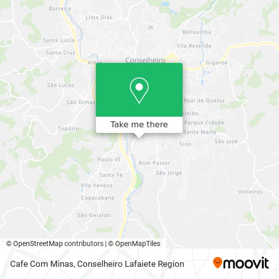 Cafe Com Minas map