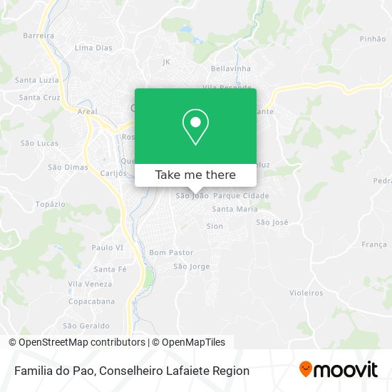 Familia do Pao map