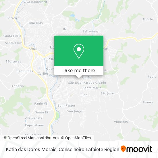 Katia das Dores Morais map