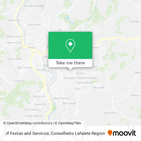 Jf Festas and Servicos map