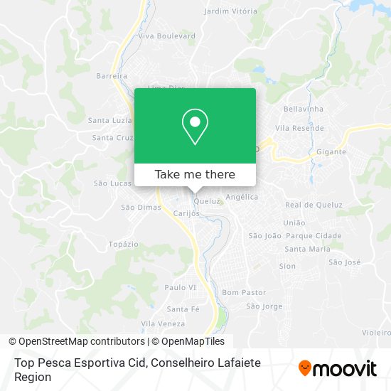 Top Pesca Esportiva Cid map