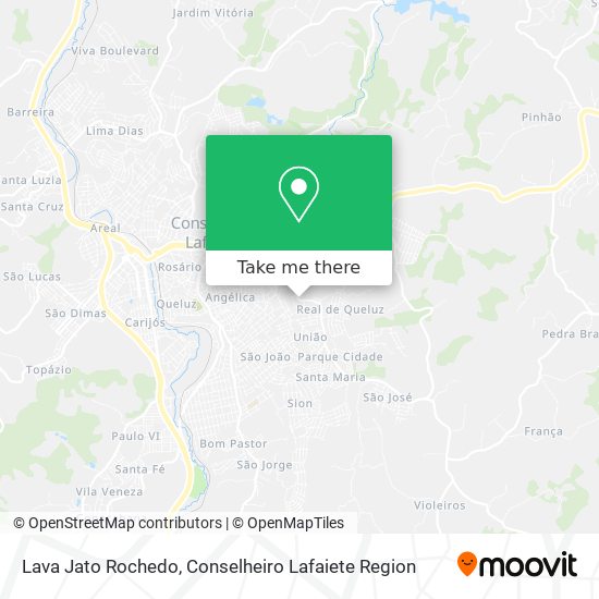 Lava Jato Rochedo map