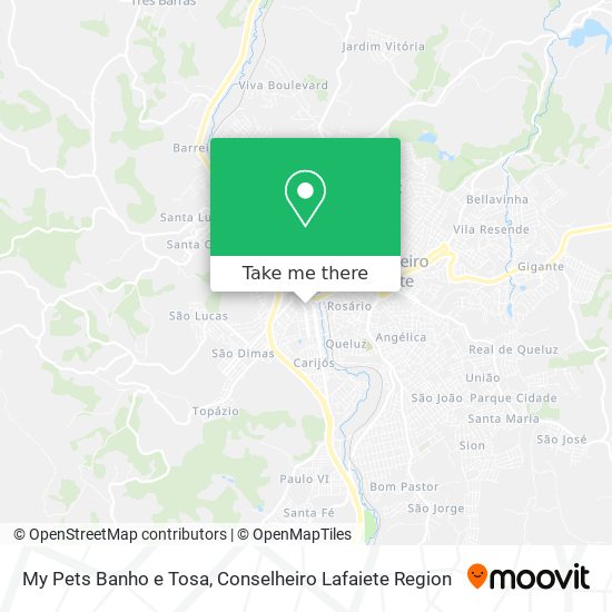My Pets Banho e Tosa map