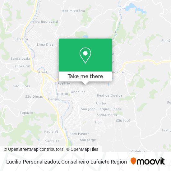 Lucilio Personalizados map