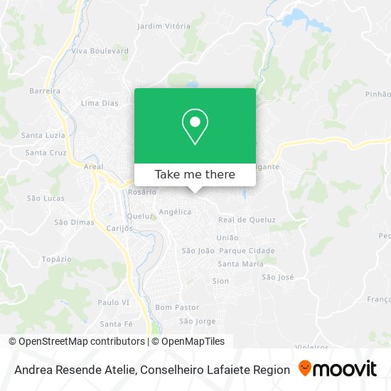 Andrea Resende Atelie map