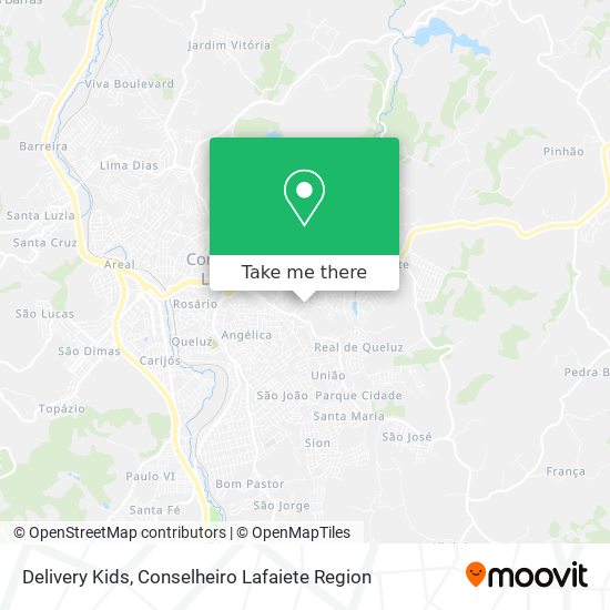Delivery Kids map