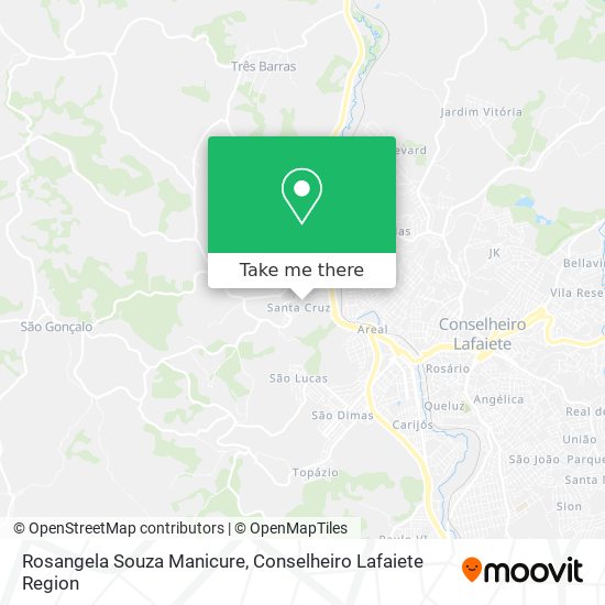 Rosangela Souza Manicure map