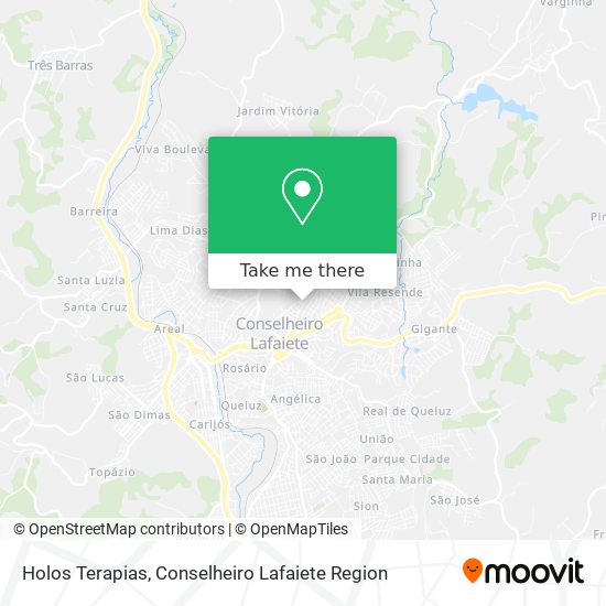 Holos Terapias map