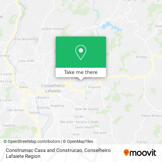 Construmac Casa and Construcao map