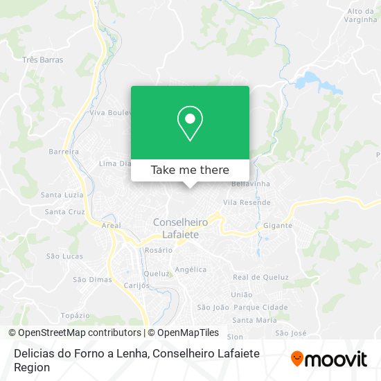 Delicias do Forno a Lenha map