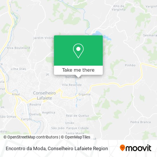 Encontro da Moda map