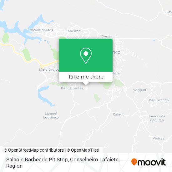 Salao e Barbearia Pit Stop map