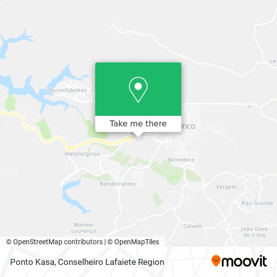 Ponto Kasa map