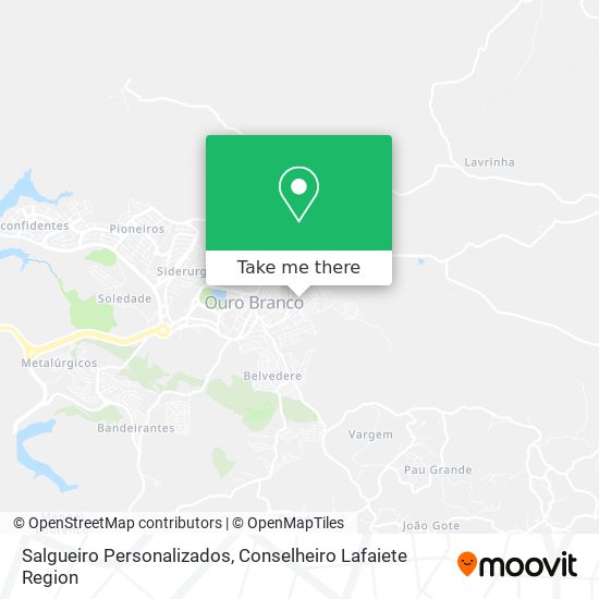 Mapa Salgueiro Personalizados