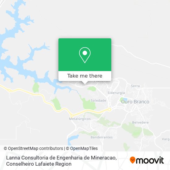 Mapa Lanna Consultoria de Engenharia de Mineracao