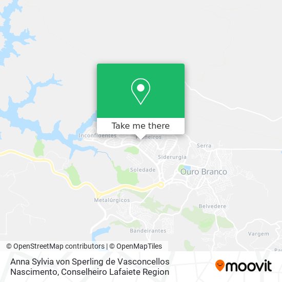 Anna Sylvia von Sperling de Vasconcellos Nascimento map