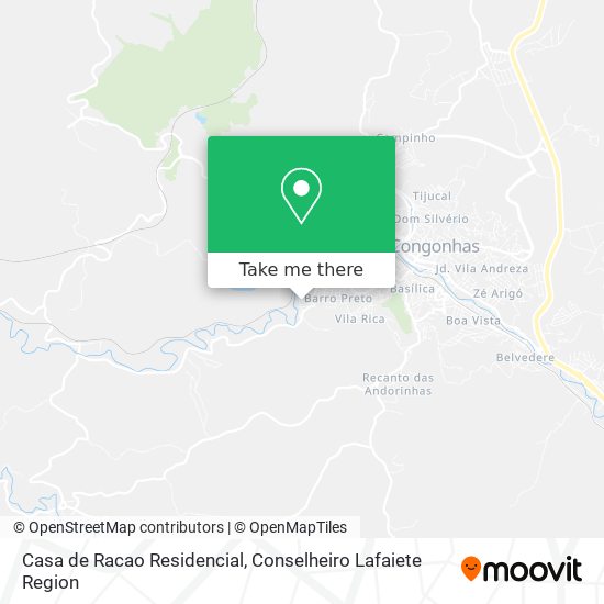 Casa de Racao Residencial map