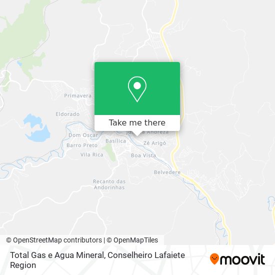 Total Gas e Agua Mineral map