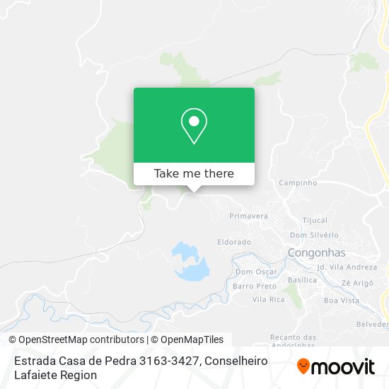 Estrada Casa de Pedra 3163-3427 map