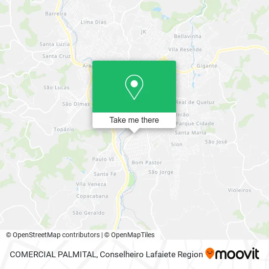 COMERCIAL PALMITAL map