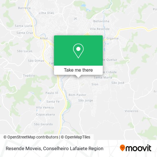 Resende Moveis map