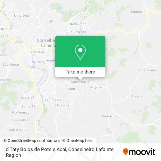 d'Taty Bolos de Pote e Acai map