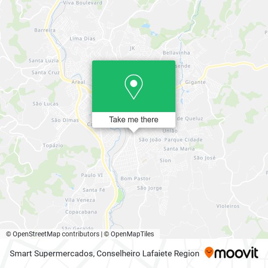 Smart Supermercados map