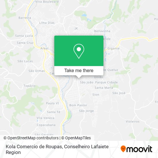 Kola Comercio de Roupas map