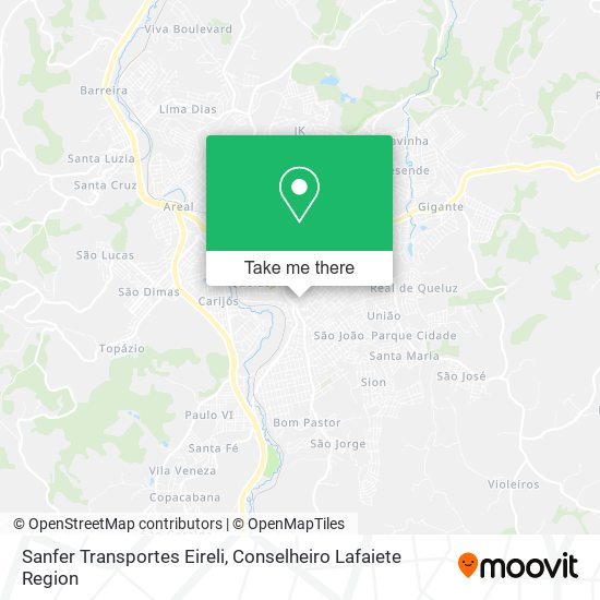 Sanfer Transportes Eireli map